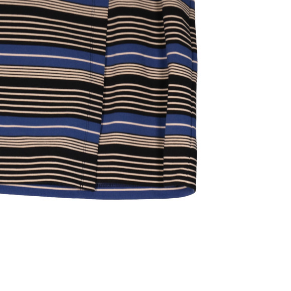 NEW Loft Mini Wrap Skirt Womens XL Blue Stripe Knit Career Casual Stretch $69 - Picture 4 of 8
